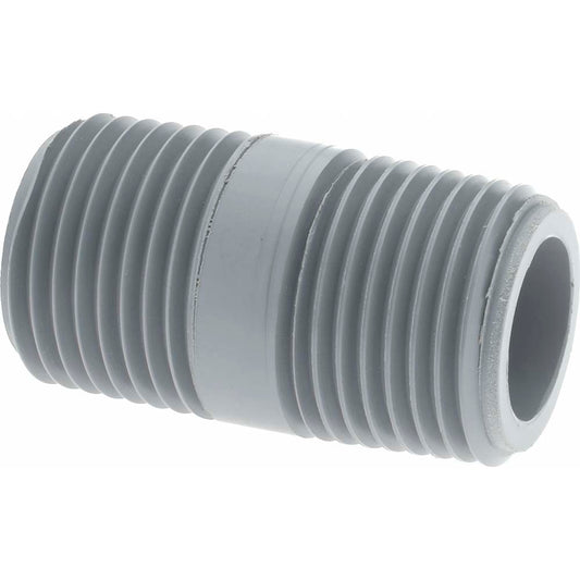 Value Collection 882-015C 1/2" Pipe, 1-1/2" Long CPVC Threaded Plastic Pipe Nipple