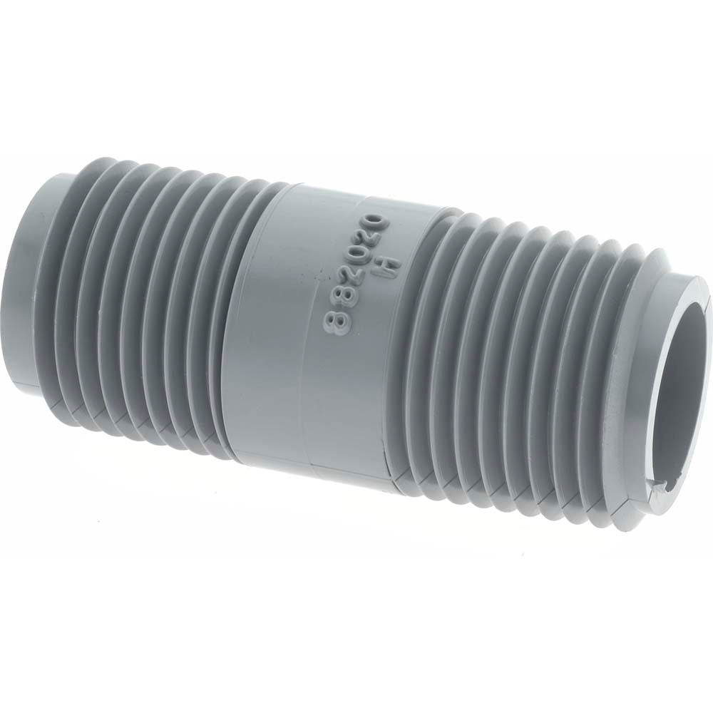 Value Collection 882-020C 1/2" Pipe, 2" Long CPVC Threaded Plastic Pipe Nipple