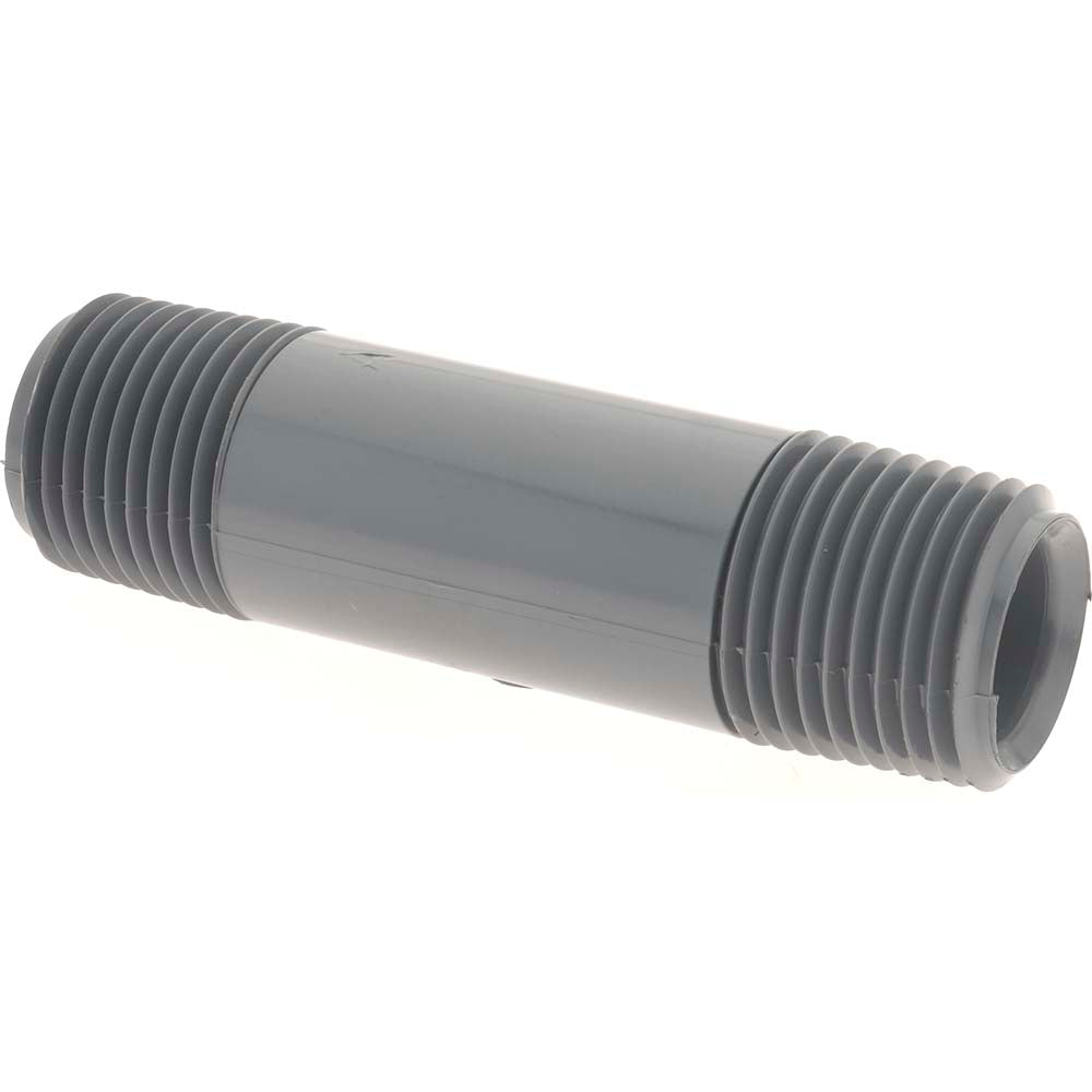 Value Collection 882-030C 1/2" Pipe, 3" Long CPVC Threaded Plastic Pipe Nipple