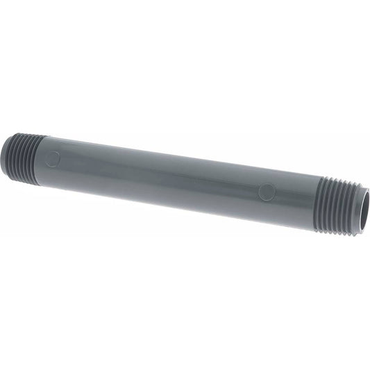 Value Collection 882-060C 1/2" Pipe, 6" Long CPVC Threaded Plastic Pipe Nipple