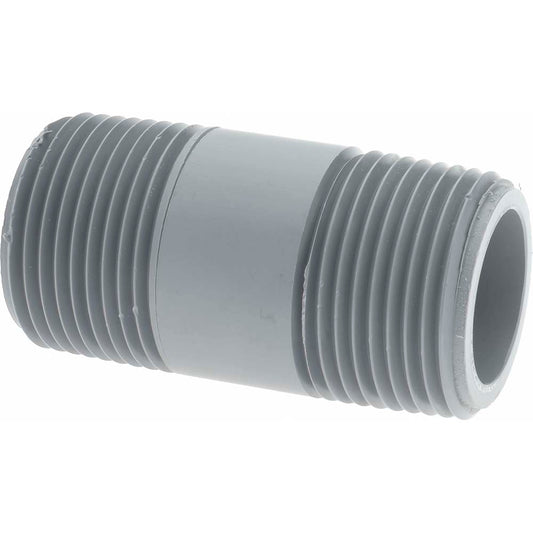 Value Collection 883-020C 3/4" Pipe, 2" Long CPVC Threaded Plastic Pipe Nipple