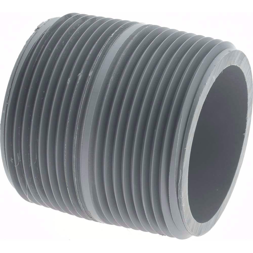 Value Collection 886-005C 1-1/2" Pipe, 1-3/4" Long CPVC Threaded Plastic Pipe Nipple