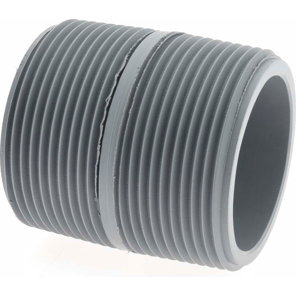 Value Collection 886-020C 1-1/2" Pipe, 2" Long CPVC Threaded Plastic Pipe Nipple