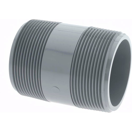 Value Collection 887-030C 2" Pipe, 3" Long CPVC Threaded Plastic Pipe Nipple