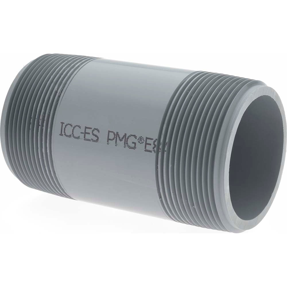Value Collection 887-040C 2" Pipe, 4" Long CPVC Threaded Plastic Pipe Nipple