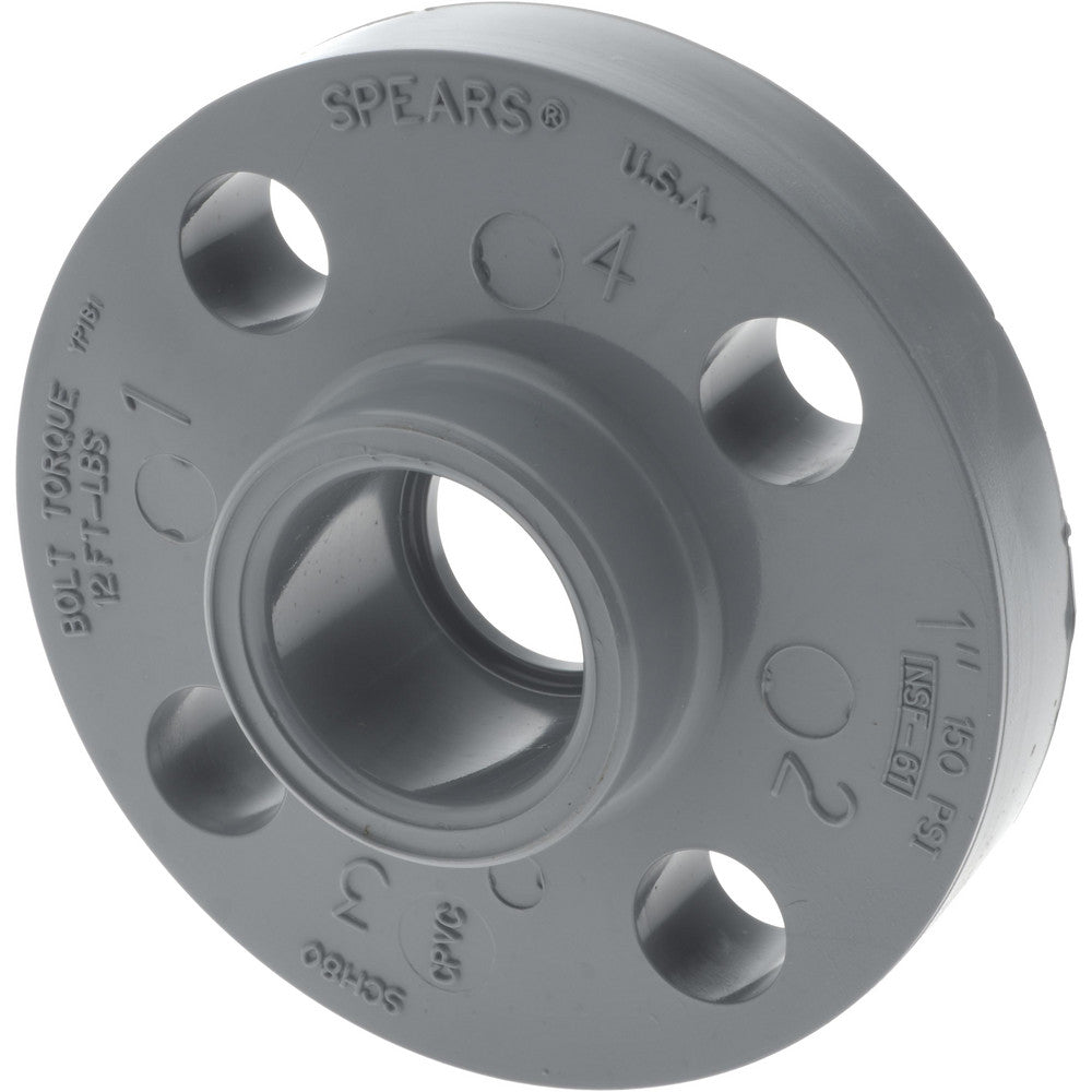 Pro-Source 90341100209 1" CPVC Plastic Pipe Flange (One Piece)