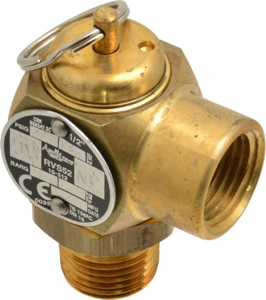 Apollo 10-512-B40 ASME Safety Relief Valve 1/2" Inlet, 40 Max psi