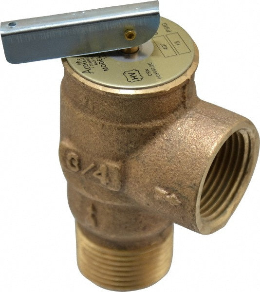 Apollo 13-511-B15 ASME Low Pressure Steam Heating Relief Valve 3/4" Inlet, 15 Max psi