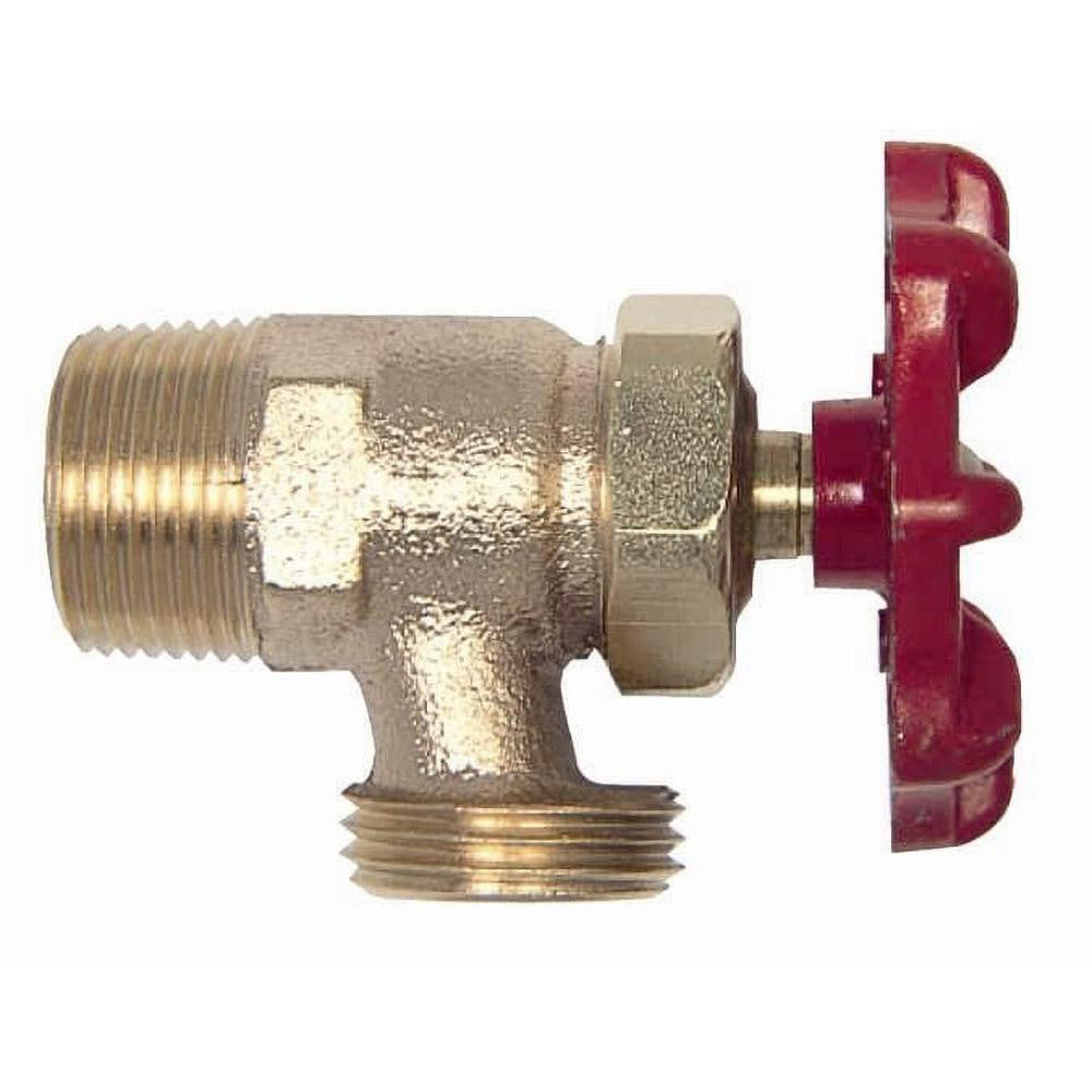 Apollo 31-501-04 1/2" Pipe, Bronze, MNPT x GHT End Connection, Boiler Drain Valve