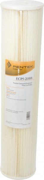 Pentair 255494-43 Plumbing Cartridge Filter 4-1/2" OD, 20" Long, 5 micron, Cellulose Polyester
