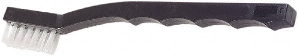 Carlisle 4067400 Flo-Pac® Utility Toothbrush Style Maintenance Brush, with Nylon Bristles, 7" Long, Black