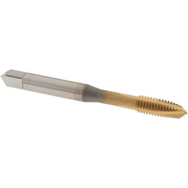 OSG 1111502805 Spiral Point Tap M6x1 Metric, 3 Flutes, Plug Chamfer, HSS, TiN Coated
