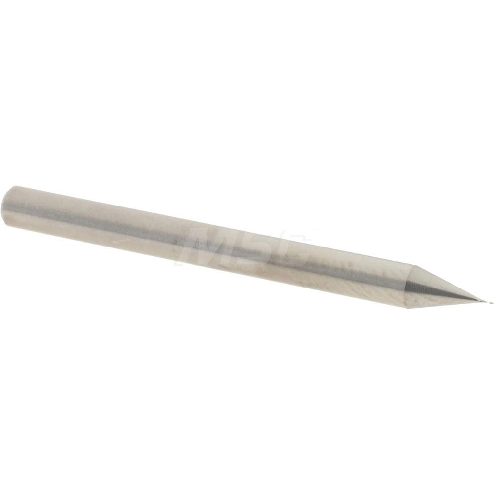 Accupro 12462271 Square End Mill 0.007" Dia, 0.021" LOC, 2 Flutes, Solid Carbide