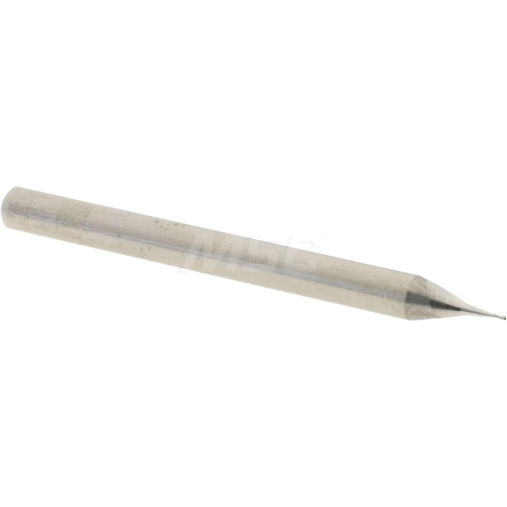 Accupro 12462287 Square End Mill 0.012" Dia, 0.036" LOC, 2 Flutes, Solid Carbide