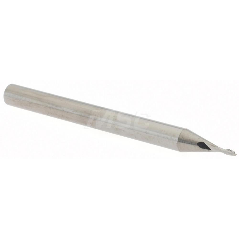 Accupro 12462357 Square End Mill 1/32" Dia, 0.093" LOC, 2 Flutes, Solid Carbide