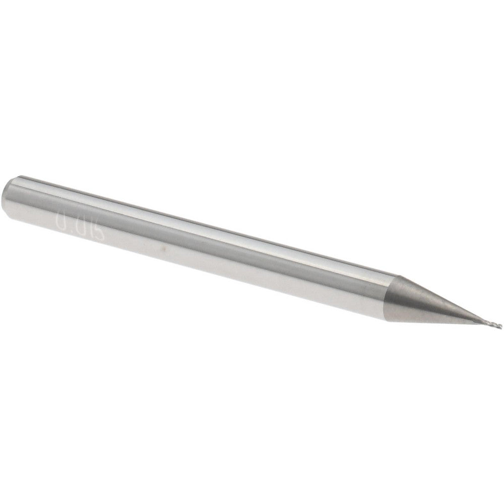 Accupro 12276792 Square End Mill 0.015" Dia, 0.045" LOC, 4 Flutes, Solid Carbide