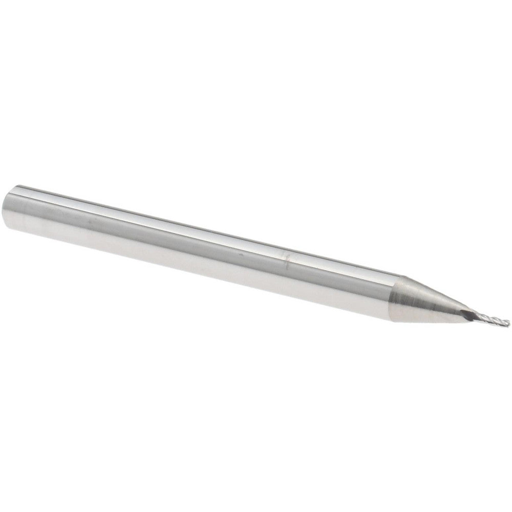 Accupro 12276802 Square End Mill 0.025" Dia, 0.075" LOC, 4 Flutes, Solid Carbide