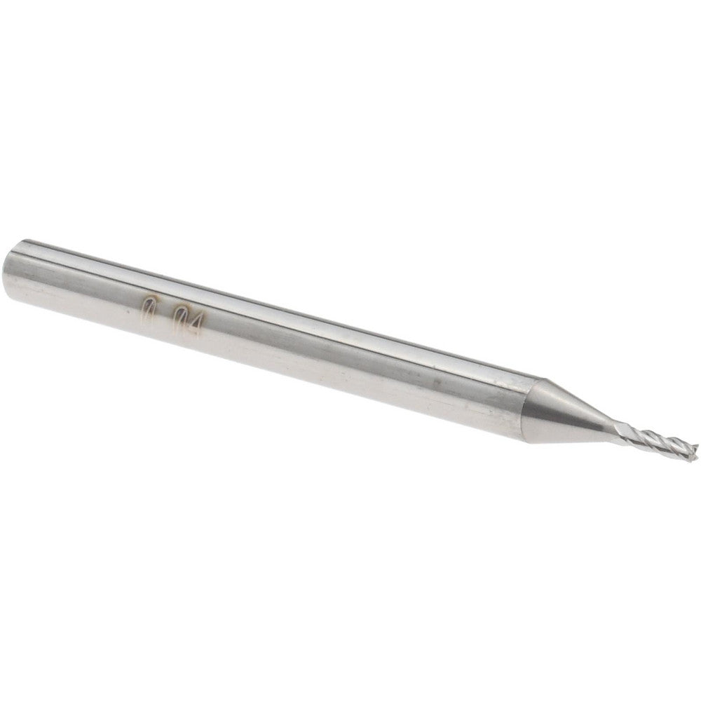Accupro 12276817 Square End Mill 0.04" Dia, 0.12" LOC, 4 Flutes, Solid Carbide