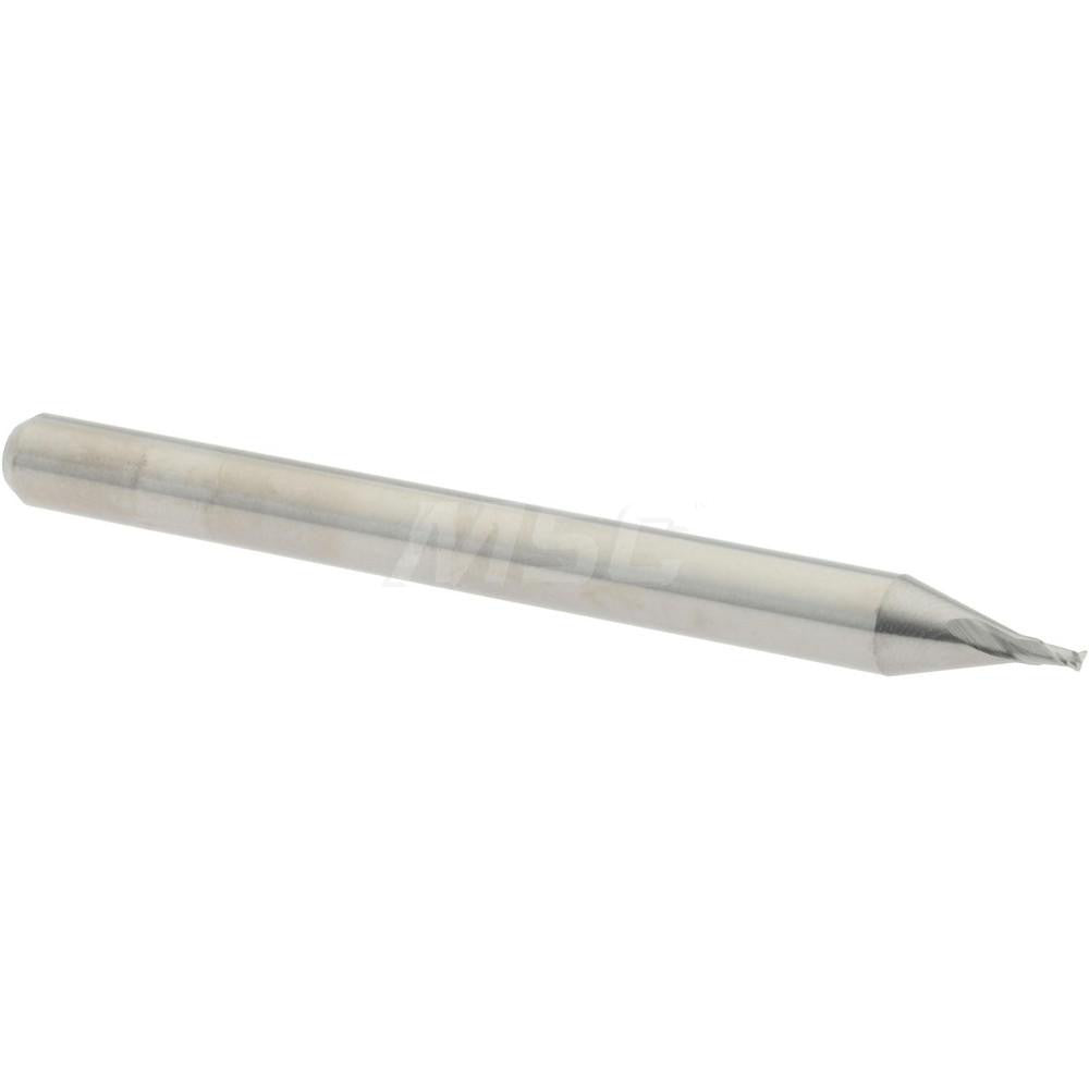 Accupro 12464395 Square End Mill 1/32" Dia, 3/64" LOC, 2 Flutes, Solid Carbide