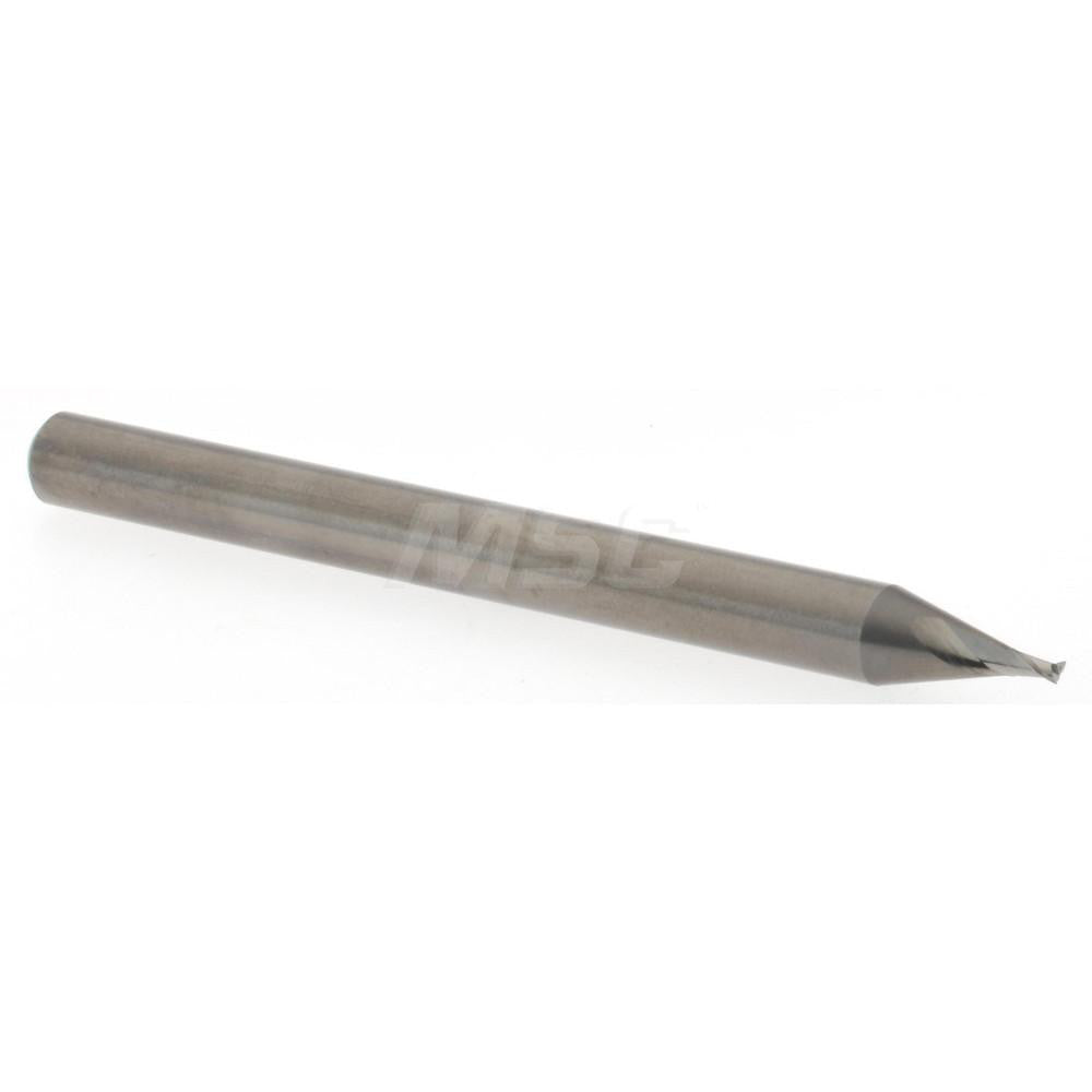 Accupro 14797000 Square End Mill 0.032" Dia, 0.048" LOC, 2 Flutes, Solid Carbide