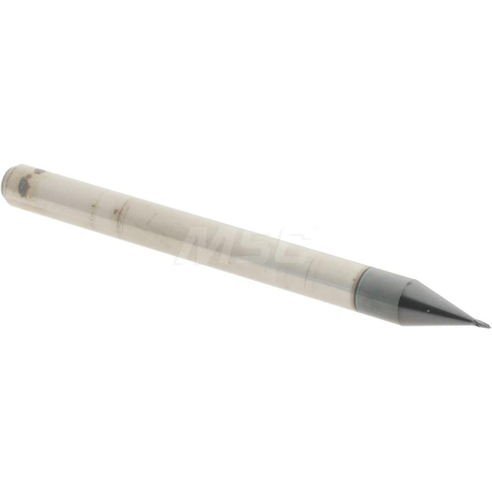 Accupro 12464351 Square End Mill 0.0160" Dia, 0.0240" LOC, 2 Flute, Solid Carbide