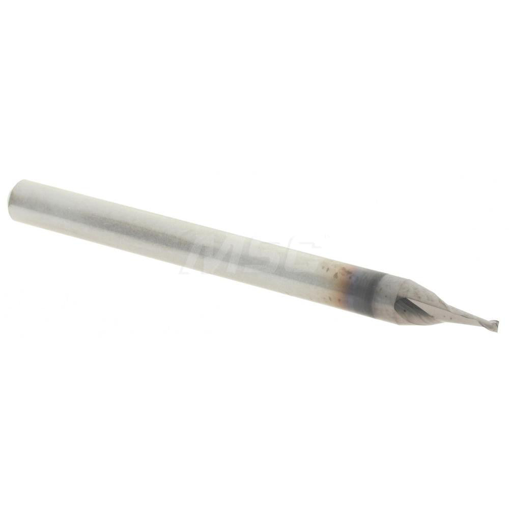 Accupro 14797001 Square End Mill 0.032" Dia, 0.048" LOC, 2 Flutes, Solid Carbide