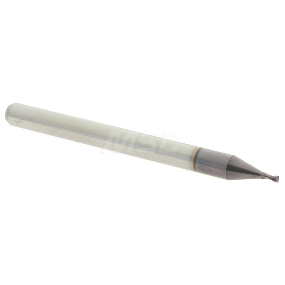 Accupro 14797002 Square End Mill 0.0330" Dia, 0.0500" LOC, 2 Flute, Solid Carbide