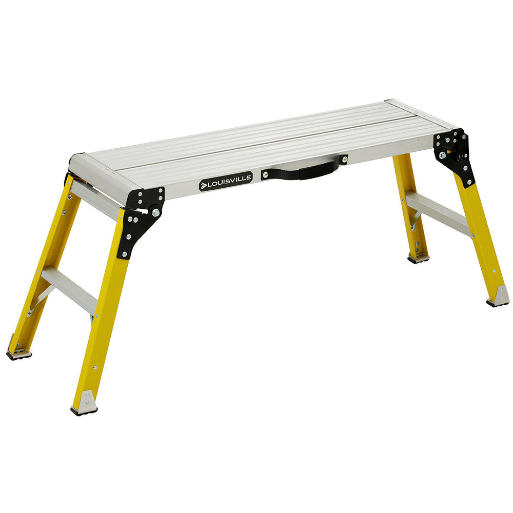 Louisville L-3042-03 Fiberglass Foldup Platform 300 lb Capacity, 16-3/8" Wide, 16" Deep, 21" High