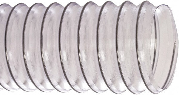 Flexaust 8011040025 Vacuum Duct Hose Polyvinylchloride, 4" ID, 9 Hg Vac Rating, 8 psi