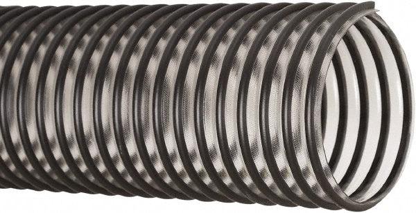 Flexaust 3504040000 Vacuum Duct Hose Polyvinylchloride, 4" ID, 14 Hg Vac Rating, 16 psi
