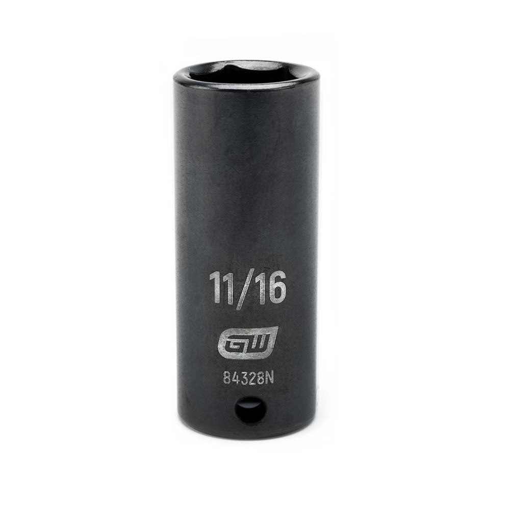 GEARWRENCH 84328N Impact Socket 3/8" Drive, 11/16" Socket, Hex Drive