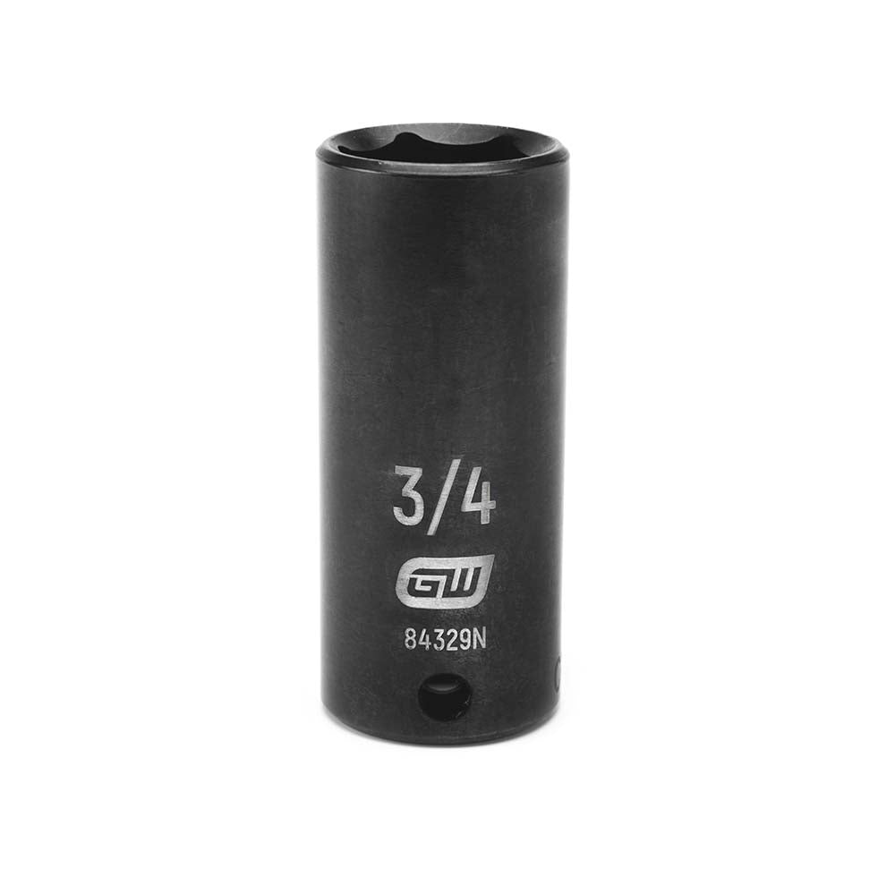 GEARWRENCH 84329N Impact Socket 3/8" Drive, 3/4" Socket, Hex Drive