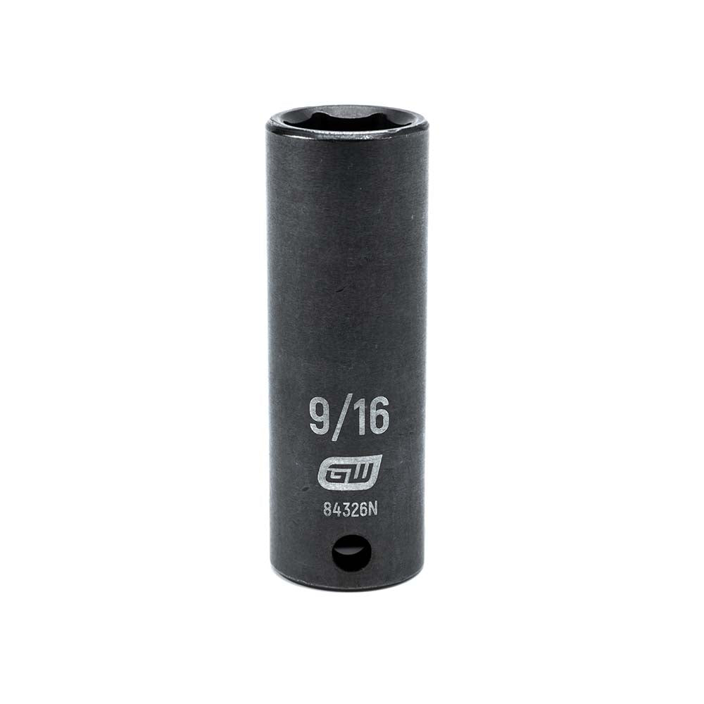 GEARWRENCH 84326N Impact Socket 3/8" Drive, 9/16" Socket, Hex Drive