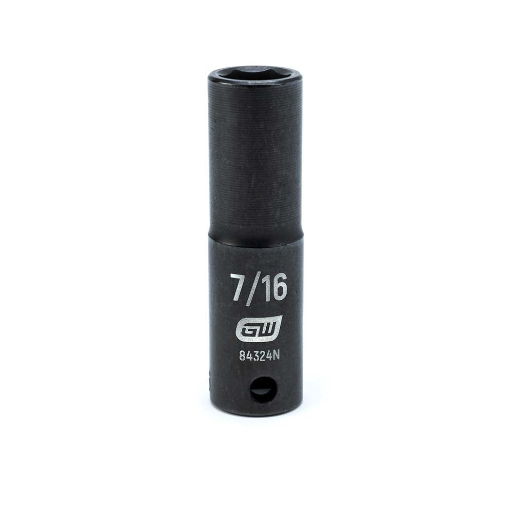 GEARWRENCH 84324N Impact Socket 3/8" Drive, 7/16" Socket, Hex Drive