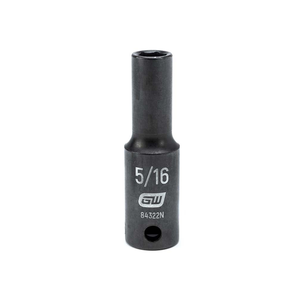 GEARWRENCH 84322N Impact Socket 3/8" Drive, 5/16" Socket, Hex Drive