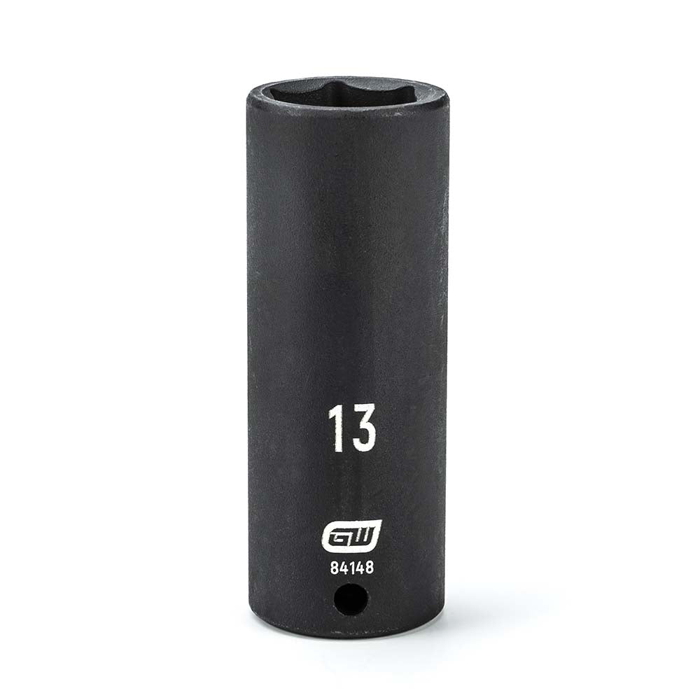 GEARWRENCH 84148 Impact Socket 1/4" Drive, 13mm Socket, Hex Drive