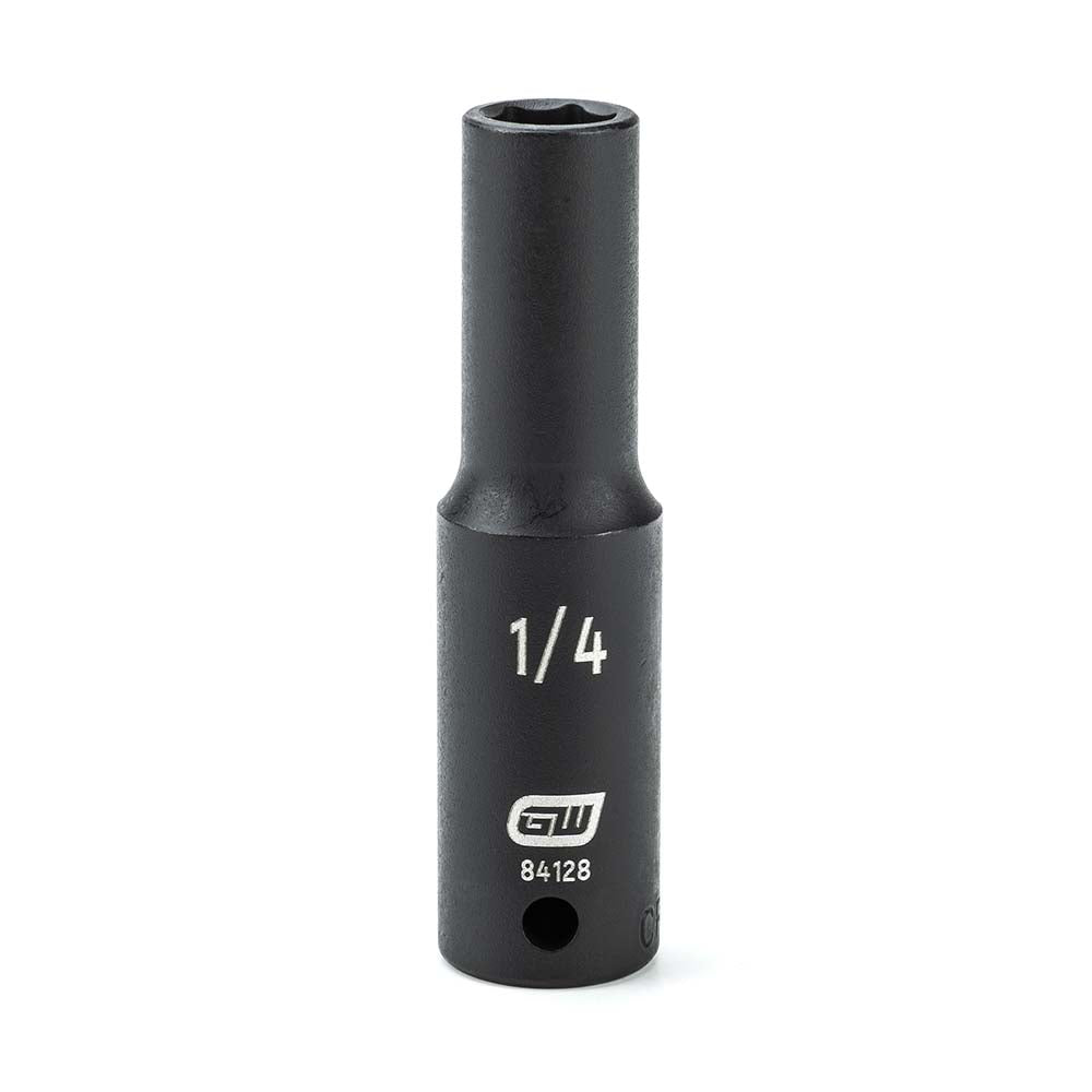GEARWRENCH 84128 Impact Socket 1/4" Drive, 1/4" Socket, Hex Drive