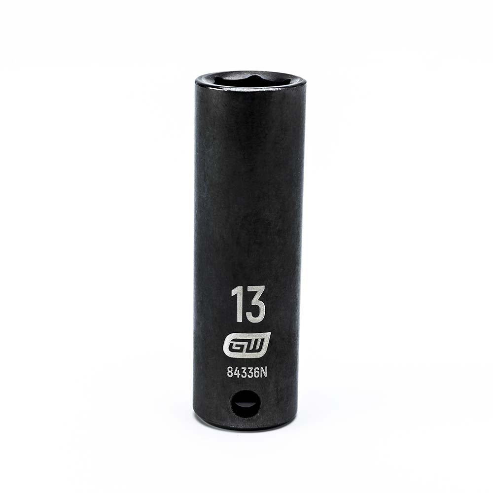 GEARWRENCH 84336N Impact Socket 3/8" Drive, 13 mm Socket, Hex Drive
