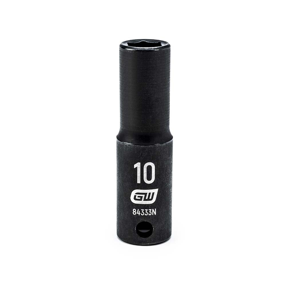 GEARWRENCH 84333N Impact Socket 3/8" Drive, 10mm Socket, Hex Drive