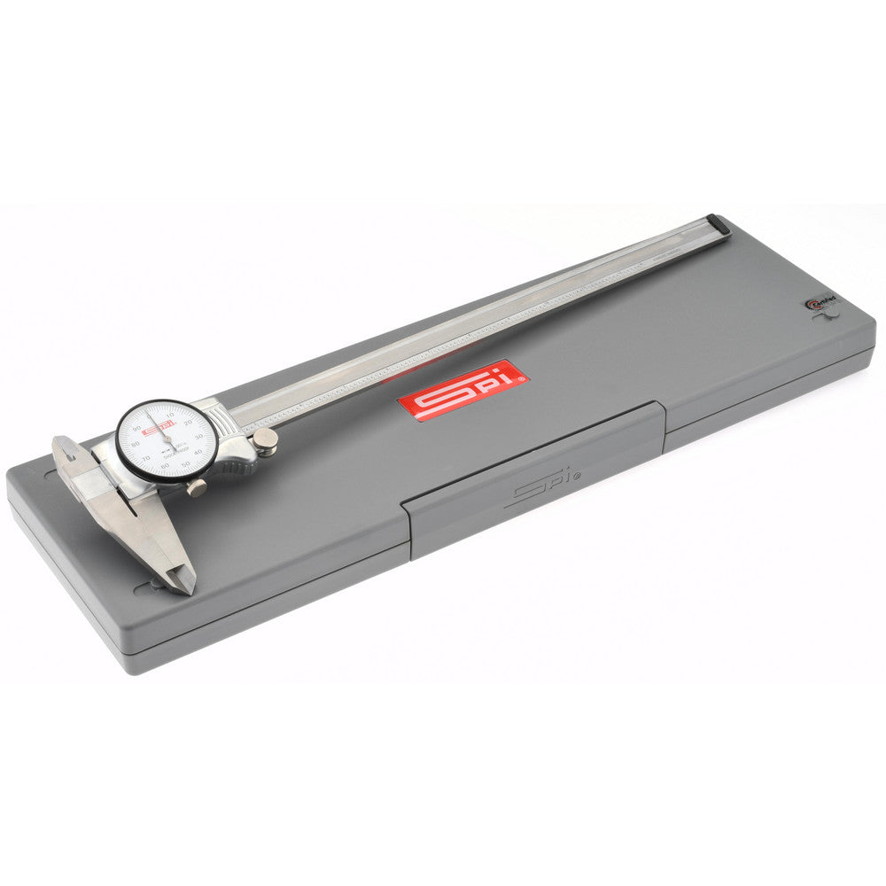 SPI 17-991-1 Dial Caliper 12'' Range, 0.001'' Graduation, 0.1'' per Revolution