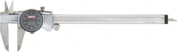 SPI 17-990-3 Dial Caliper 8'' Range, 0.001'' Graduation, 0.1'' per Revolution