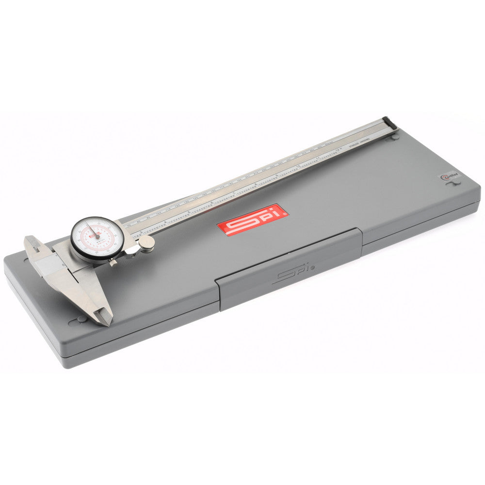 SPI CMS180612006 Dial Caliper 12'' Range, 0.001'' Graduation, 0.001'' per Revolution