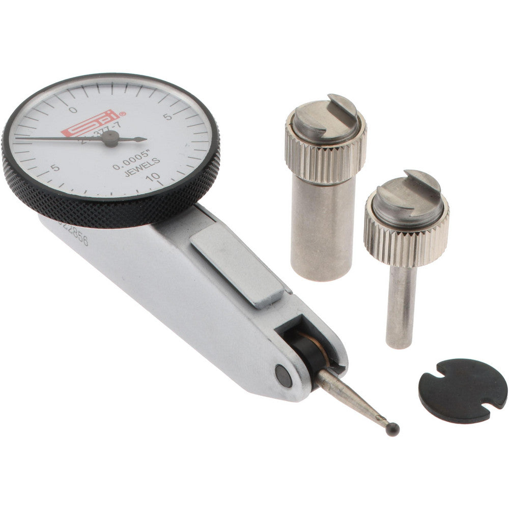 SPI 21-377-7 0 to 0.02", 0.000500" Graduation, Horizontal Dial Test Indicator