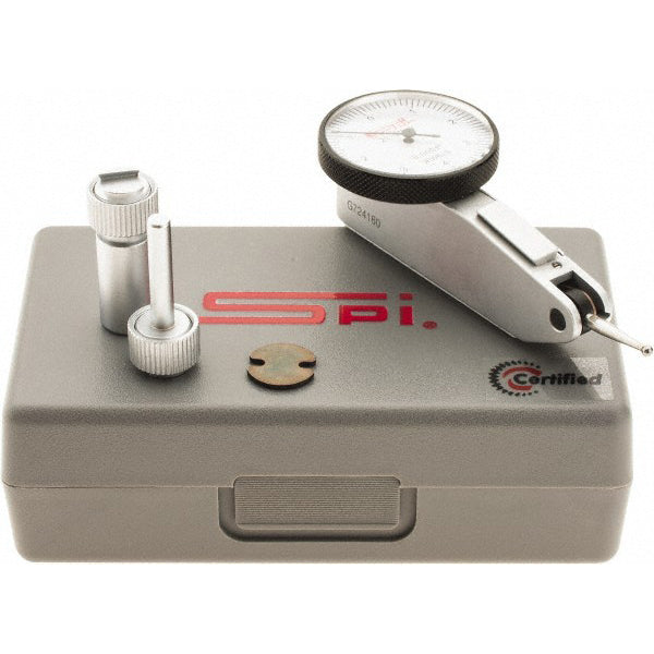 SPI 21-376-9 Dial Test Indicators 0.008 Max, 0-4-0, 0.0001" Accuracy, Horizontal
