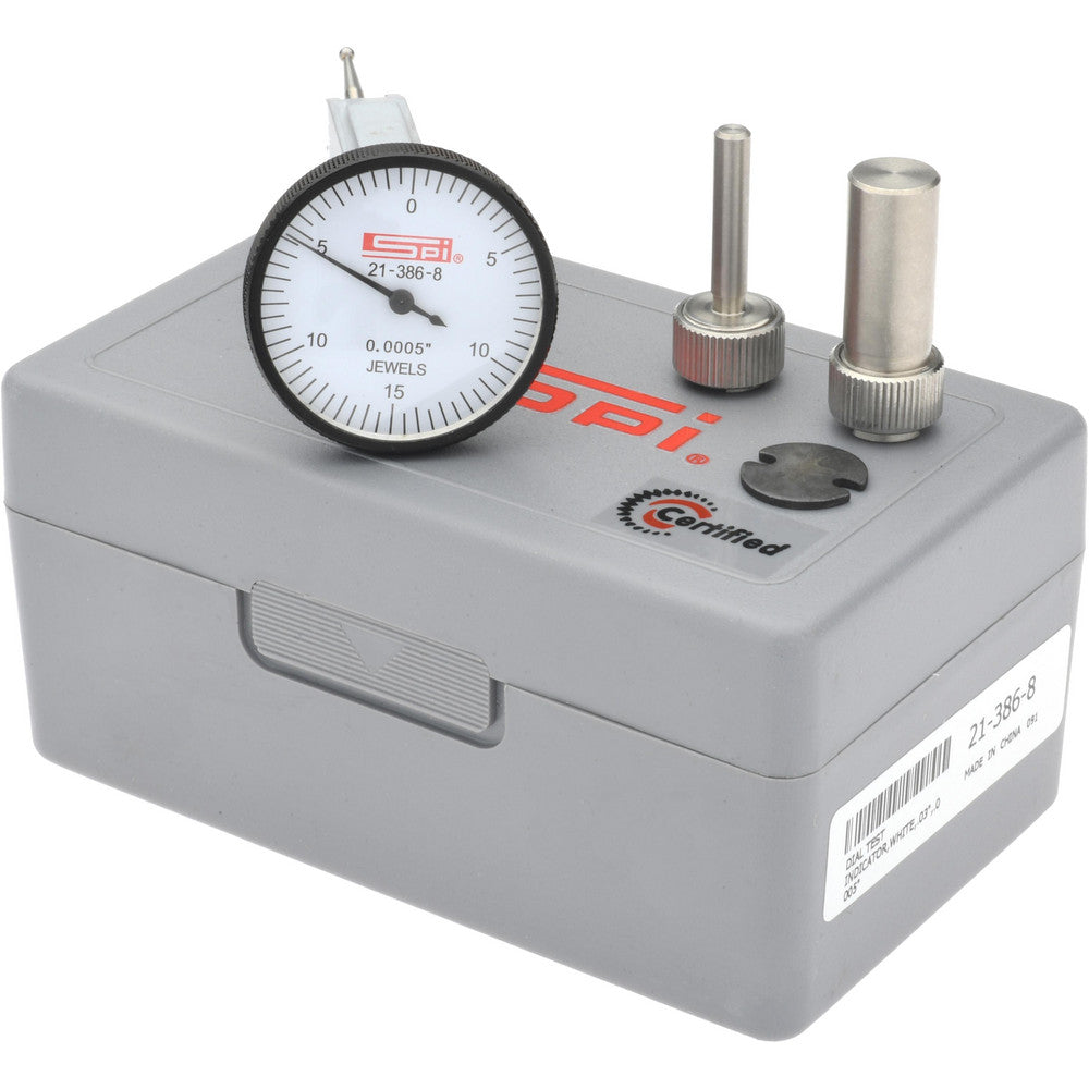 SPI CMS160726107 0 to 0.03", 0.000500" Graduation, Vertical Dial Test Indicator