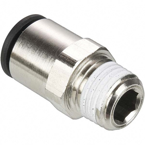 Legris 3175 14 21 Push-To-Connect Male BSPT & Tube to Male BSPT Tube Fitting 1/2" Thread
