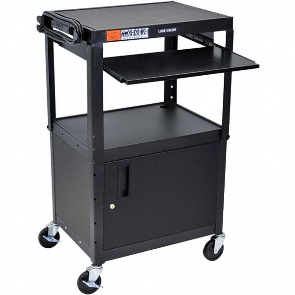 Luxor AVJ42KBC Utility Cart Steel, Black