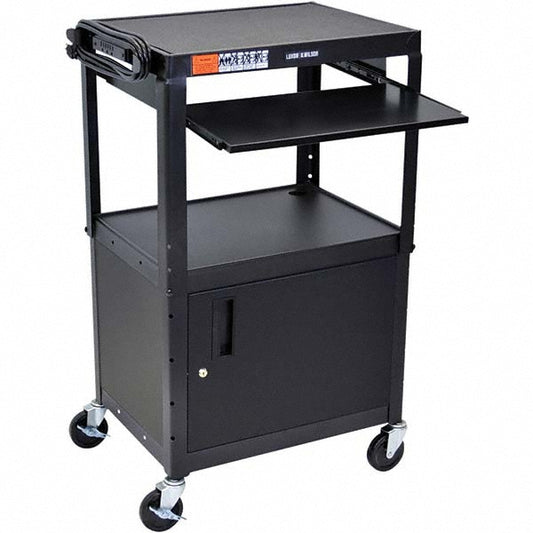 Luxor AVJ42KBC Utility Cart Steel, Black