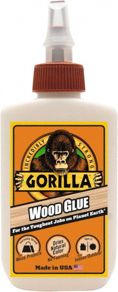 Gorilla Glue 6202003 Wood Glue 4 oz Bottle, Natural
