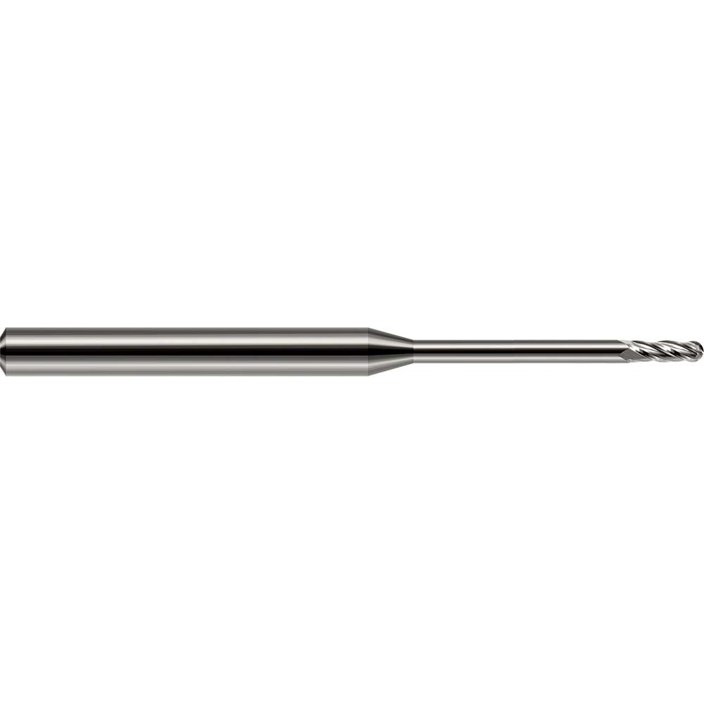 Harvey Tool 950231 Ball End Mill 1/32" Dia, 3/32" LOC, 2 Flute, Solid Carbide